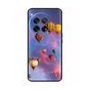 Painted Cover For OnePlus 12 Case Black Silicone Soft Luxury Phone Back Cover For One Plus 12 OnePlus12 5G Fundas Cases Hoesje