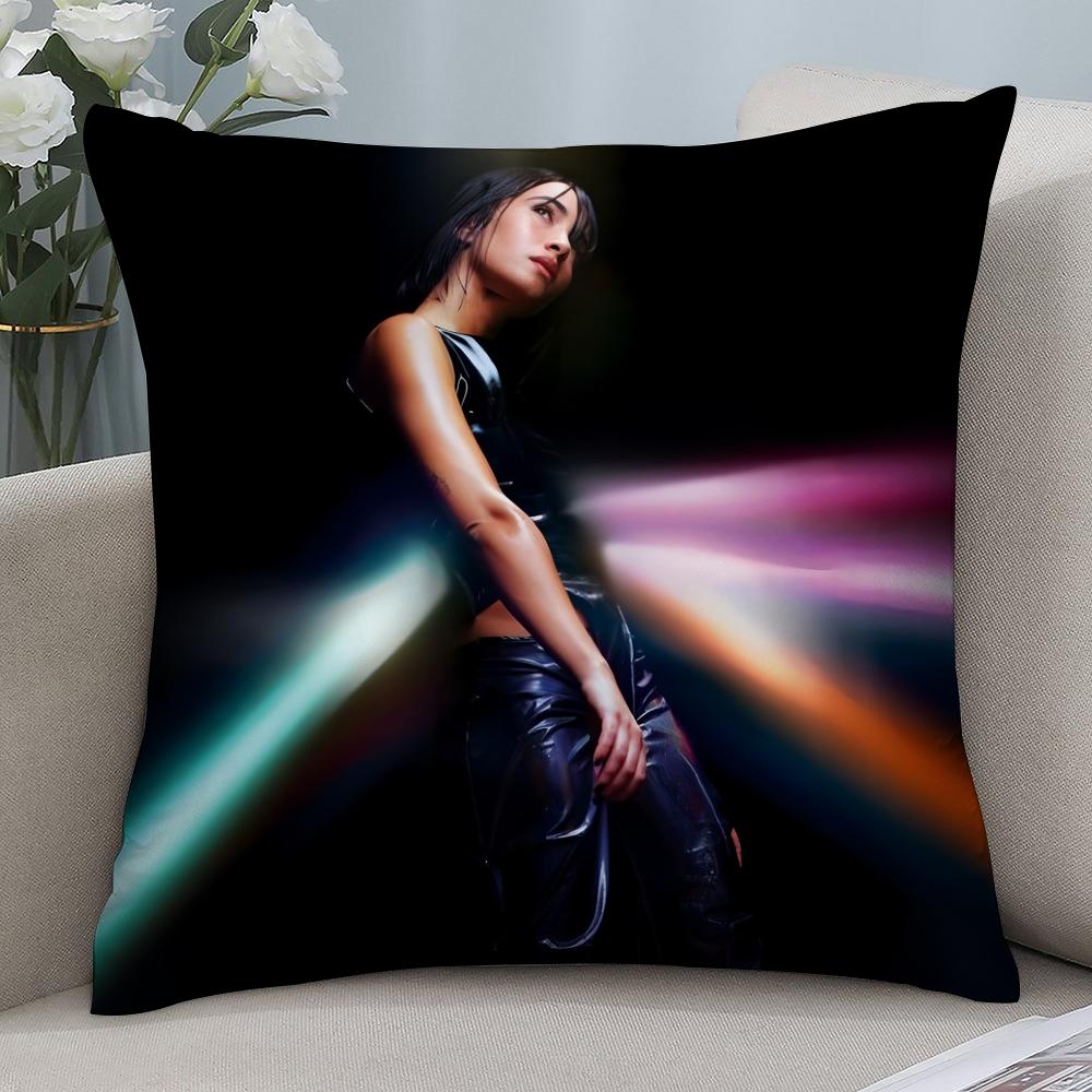 Singer A-Aitana Alpha Pillow Case Short Plush Pillow Covers Sofa Decorative Gift Home Double-sided Printing Cushion Cover