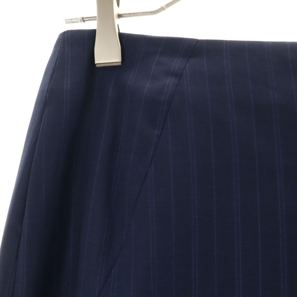 Brooks Brothers Striped Pattern Skirt suit Setup 2/4 Navy Women Used