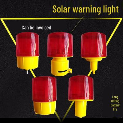 Feu de signalisation solaire à LED pour la sécurité des chantiers extérieurs et des routes