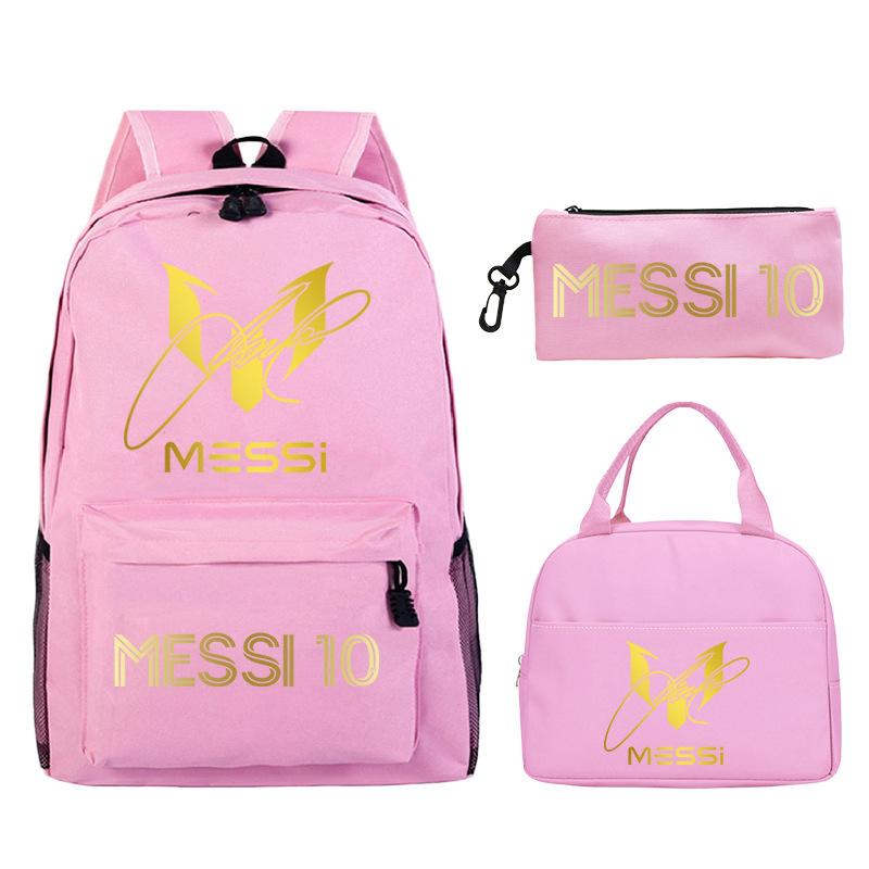 Star Peripheral Printing Primary And Secondary School Students Schoolbag Leisure Pencil Bag Children'S Portable Meal Bag Set