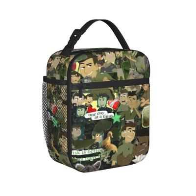 Wild Kratts Thermal Insulated Lunch Bag for Office  Portable Food Bag Container Men Women Thermal Cooler Food Box