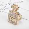 European-American Rhinestone Keychain Charm Perfume Bottle Pendant for Women