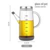 Leak-proof Glass Oil & Vinegar Dispenser with Scale