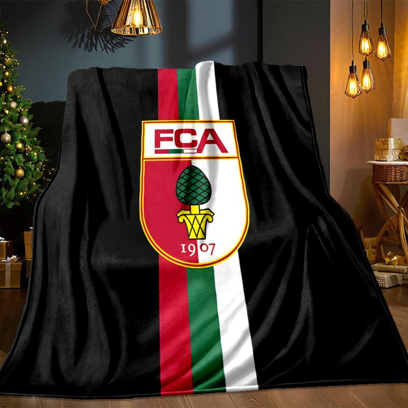 Augs-burg Crest Blanket Lightweight Ideal Bedding Blanket Perfect for Travel, Camping, Living Rooms, Offices, Sofas, Fan Christmas gift