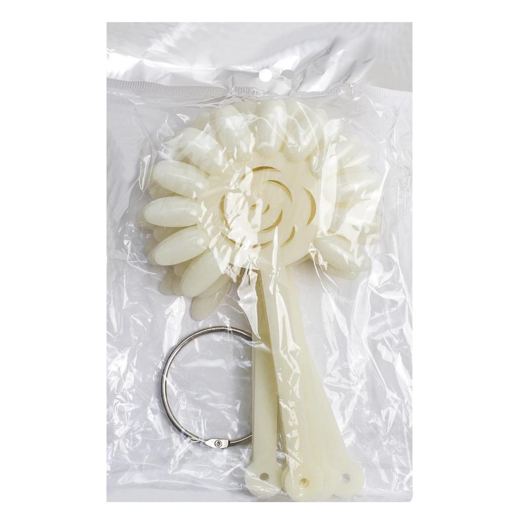 Sunflower Nail Art Display Board: 12-Color Lollipop Tips, 10 Pieces/Bag