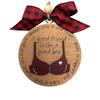 Funny Bra Ornament Double-layer Christmas Decoration Pendant Christmas Tree Ornaments Friends Like Decoration