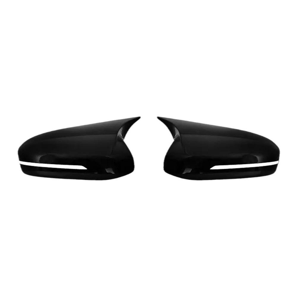 Car Side Door Rearview Horn Mirror Cover Fit For KIA K5 Optima 2011 2012 2013-2015 Cap Sticker Trim ABS Carbon Fiber Style Black