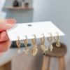 S925 Silver Exquisite European & American Style Diamond Earrings for Women - Luxurious & Fashionable, Versatile Ear Buckles