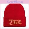 The Legend Of Zelda Bedruckte Acrylstrickmütze mit Ohrenklappen Winter-Gaming-Accessoires für Erwachsene