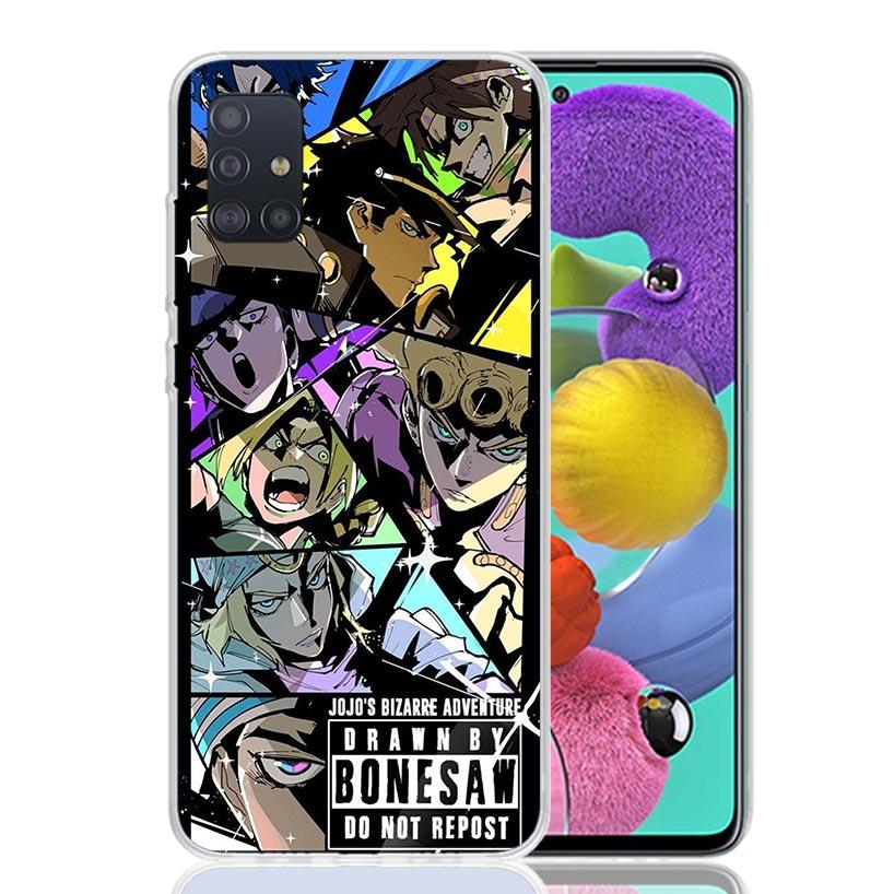 JoJo Bizarre Adventure All Phone Case For Samsung Galaxy A52 A32 A22 A12 A02S A50S A30S A51 A31 AA71 Note 20 Ultra 10 S10 Plus G