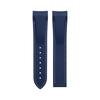 20mm 22mm Curved End Soft Rubber Wristband For Moon Swatch Strap For Omega 300 SEAMASTER 600 PLANET OCEAN Watchband Accessories