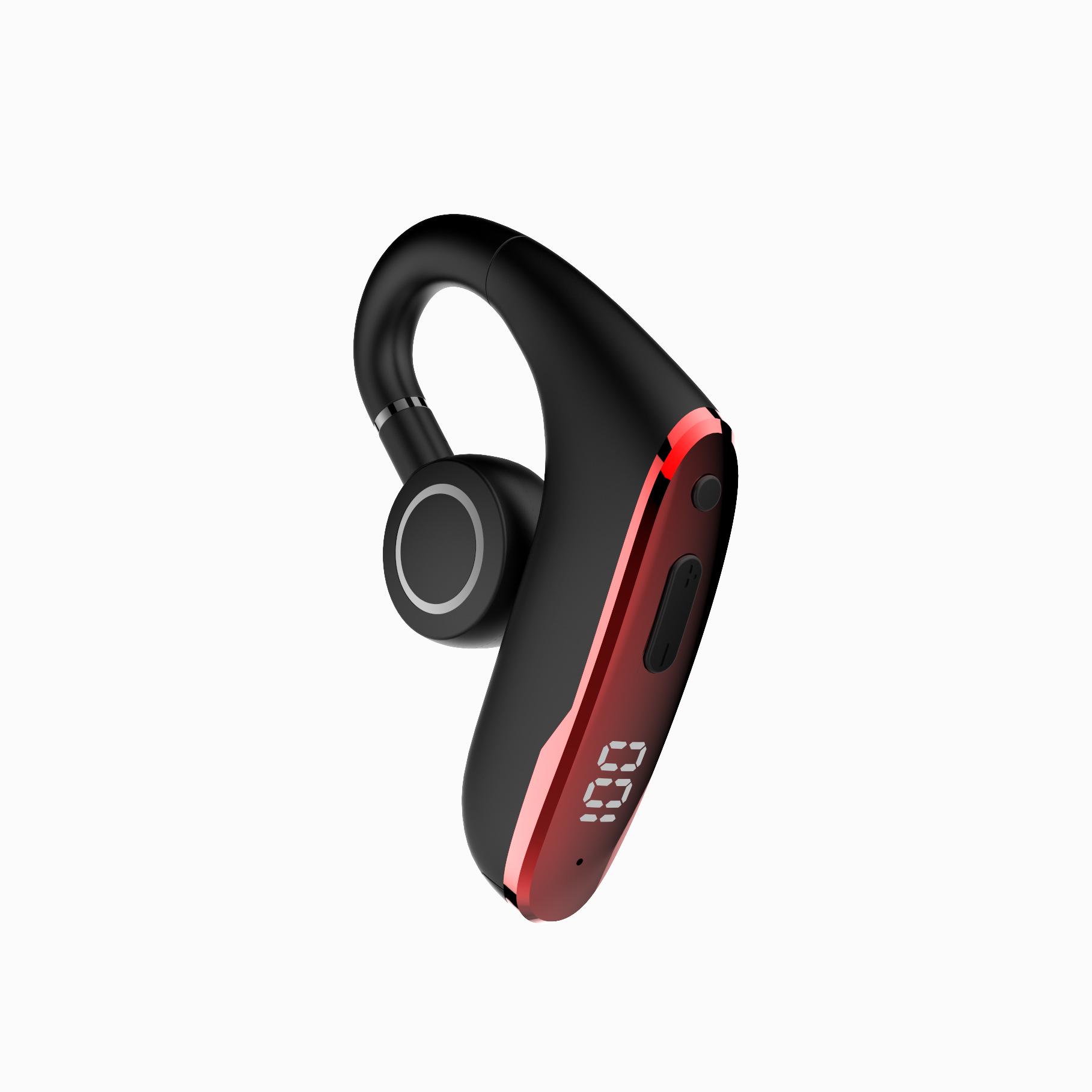 

Гарнитура W8 Bluetooth с костной проводимостью и цифровым дисплеем для занятий спортом и бизнеса красный