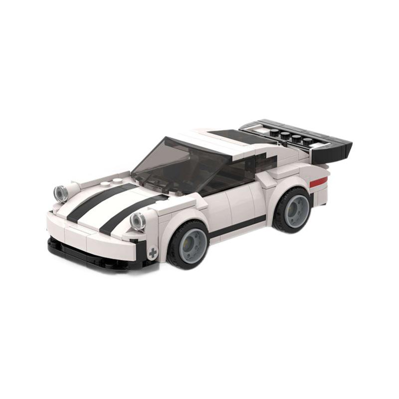 Porsche 911 Turbo Model Building Blocks, Compatible with LEGO