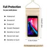 Universal Transparent Diving Swimming Phone Case Waterproof Phone Pouch Underwater Phone Sealed Bag