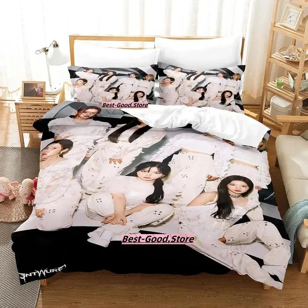 

Kpop Nmixx Bedding Set Duvet Cover Sheet Printed Bed Set Pillowcase Bed Full Queen King Size Comforter Bedroom 70x133cm 2pcs