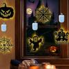 Halloween Pumpkin Ghost Hanging Lights for Indoor Wall & Window Decoration