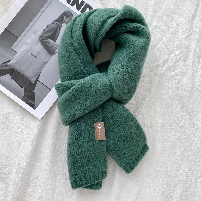 Women's Soft Scarf Men's and Women's Warm Scarf Japanese and Korean Sweet Scarf