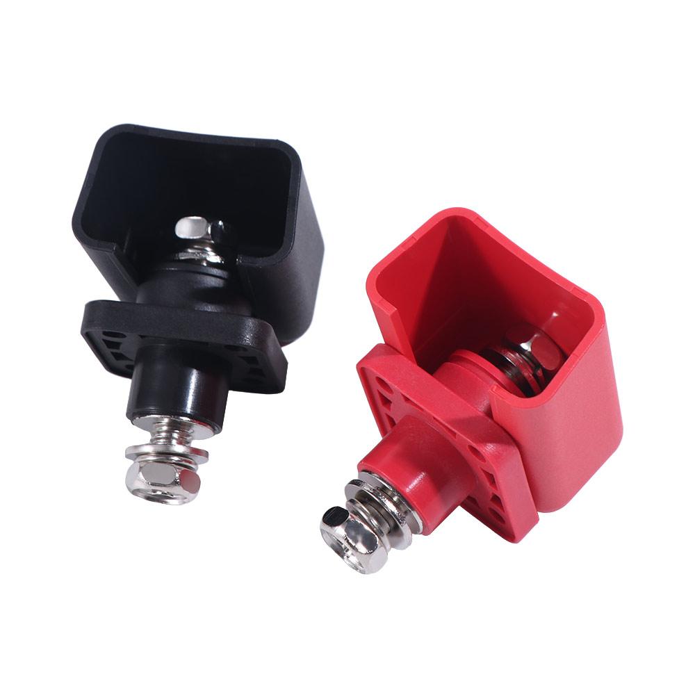 2Pcs All-Copper Lithium Battery Terminal Block Battery Power Terminal Protector Terminal Post