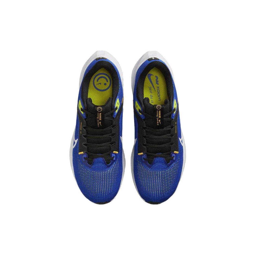 Nike Air Zoom Pegasus 40 Lace-Up Cushioning Low-Top Running Shoes Men Sneaker Blue Black White DV3853-401
