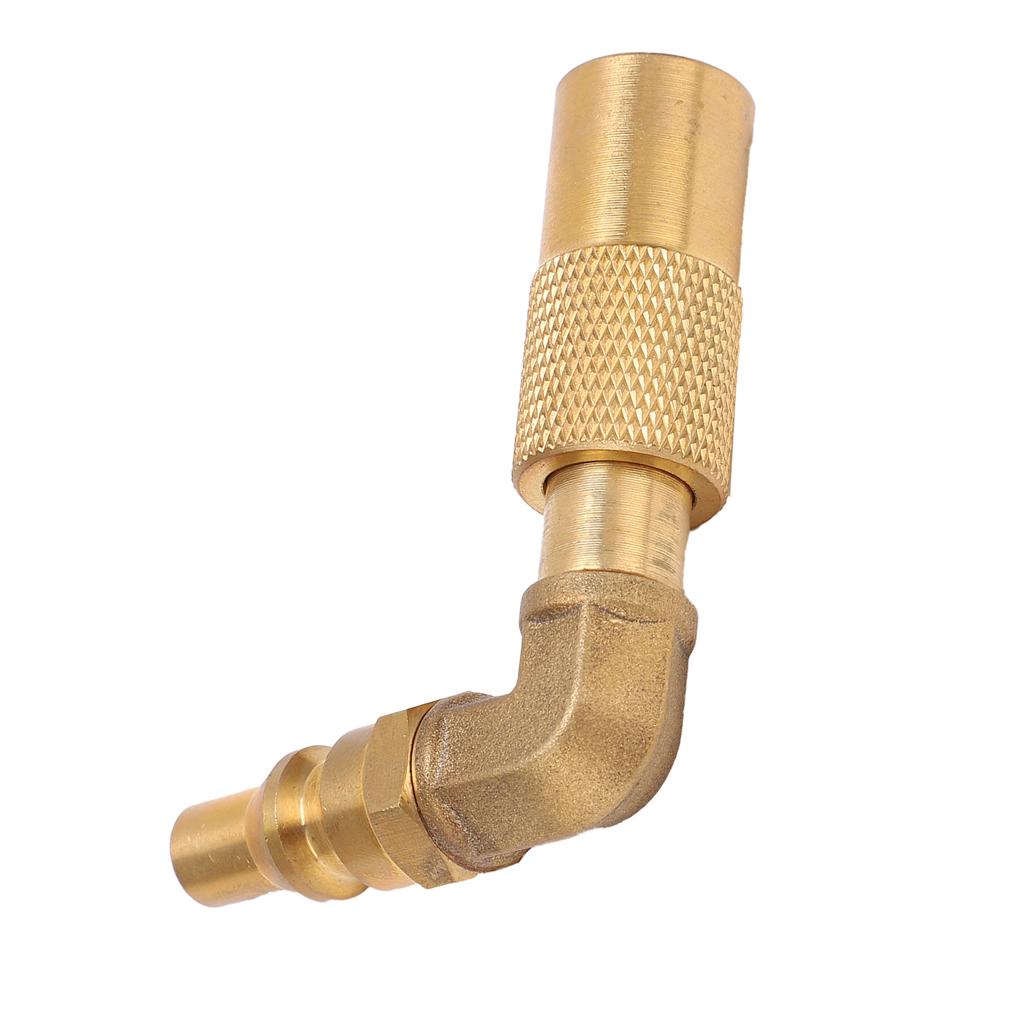 Propane Refill Adapter 9 16 to 1 4 Compact Connection Good Sealing Corrosion Resistance Gas Adapter for BLACK STONE