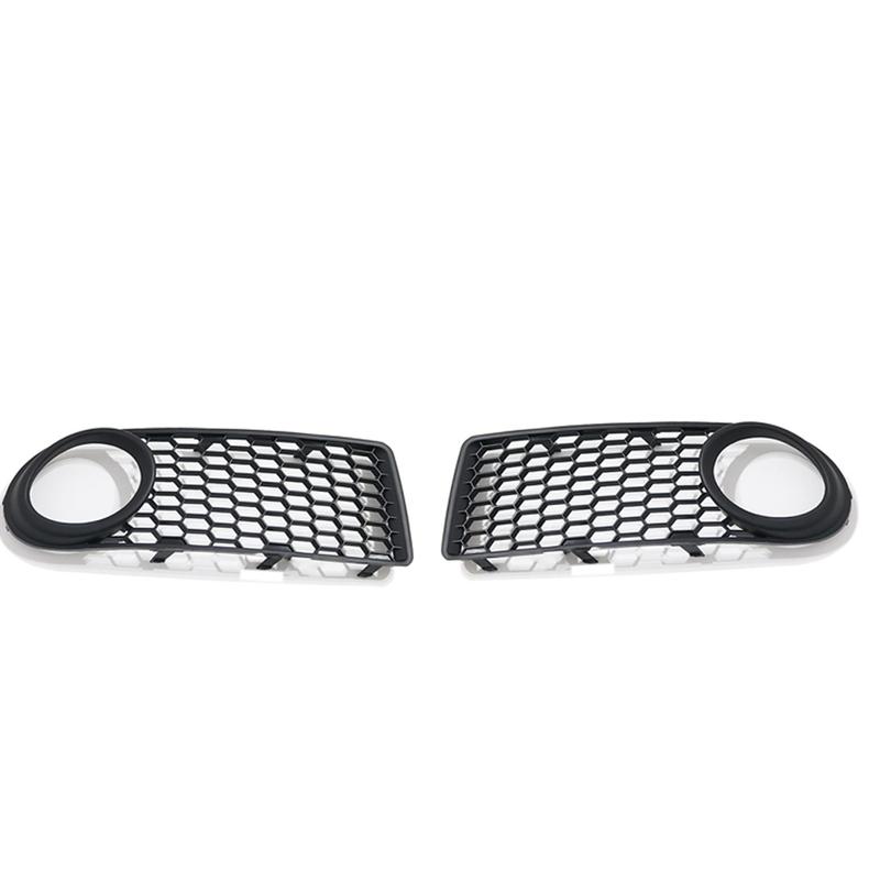For VW Beetle Cabrio 2006 2007 2008 - 2011 Front Bumper Fog Lamp Light Grille Cover Frame Honeycomb Mesh 1C0807683C 1C0807684C