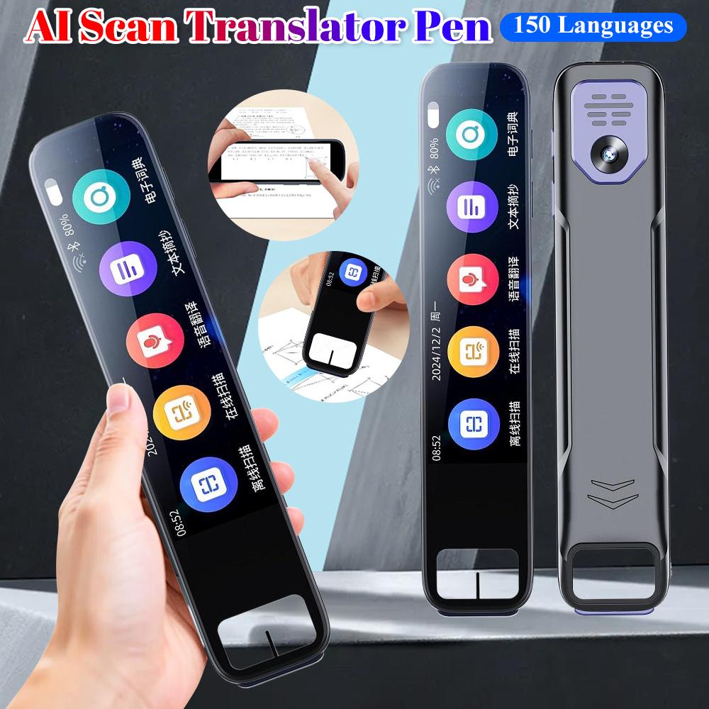 Scan Translation Pen Dictionary Language Translation Pen Real Time Text Scanning Point Reading Smart Voice Translator Device