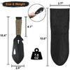 Backpacking Trowel Camping Shovel Hiking Trowel Backpacking Ultralight Shovel Small Potty Multitool for Digging, Metal Detecting, Gardening and