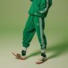 adidas Originals Trefoil Elastic Waist Straight-Leg Track Pants, Unisex Retro Daily Streetwear Breathable Casual Sports Green Bottoms IT4481