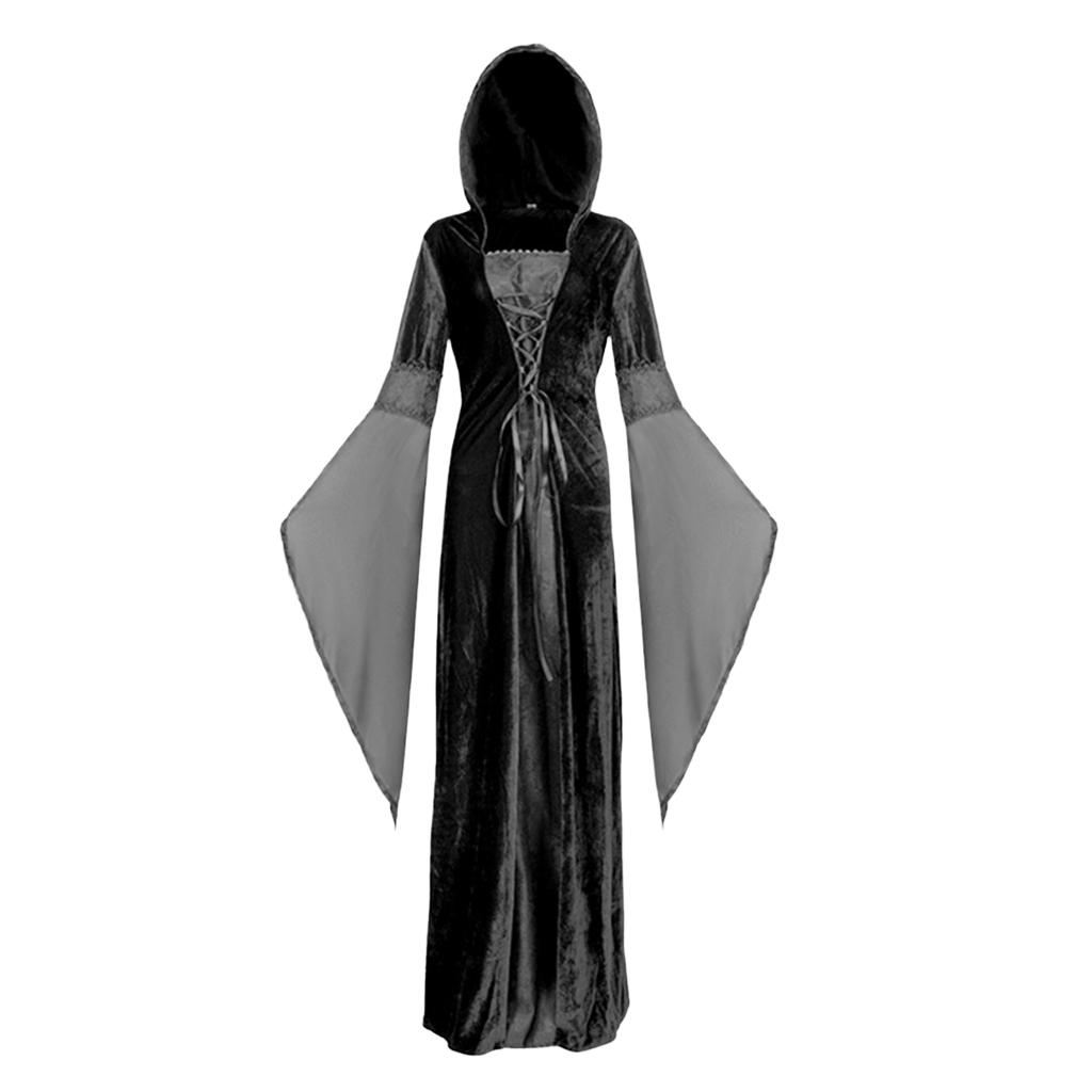 Women's Cape Dress for Halloween Costume