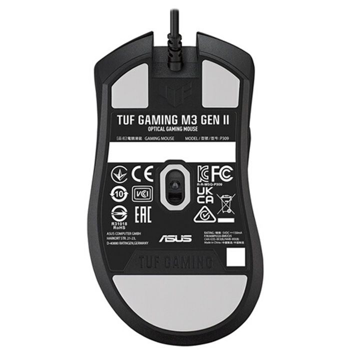 Souris de jeu - asus - tuf gaming m3 gen ii - 8000 dpi - résistance ip56 - 6 boutons programmables