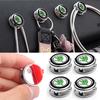 1/2/4pcs 3D Metal Car Badge Mini Hooks Holder Hangers Organizer Sticker Accessorie For Skoda Yeti Octavia 3 2 A5 A7 Kodiaq Fabia AA111