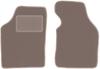 Beige Front Floor Mats For: Toyota RAV4 II FL 3-door (2003-2005)