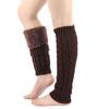 Women Leg Protectors Foot Warmers Knitting Fried Dough Twists Leg Warmers Japanese Plush Wool Socks Warm Stack Socks