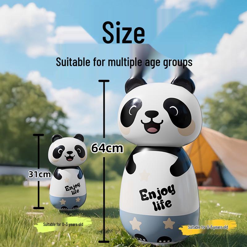 Inflatable Cartoon Animal Kids' Boxing Tumbler for Venting and Stress Relief