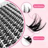 Single Cluster False Eyelashes European and American Thick Large Capacity Hot Melt Hair