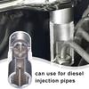 9PCS Oxygen Sensor Removal Tool Set With Slotted Sockets And Fuel Line Disconnect Wrench For Automotive Repair Mechanic Tools