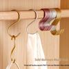 S-Shaped Aluminum Alloy Hook for Clothing, Kitchen, and Wardrobe - Modern Minimalist Design.