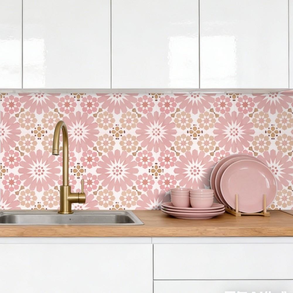 6pcs Waterproof Self Adhesive Floor Tile 30x30cm Peel & Stick Vinyl Stickers Bathroom Kitchen