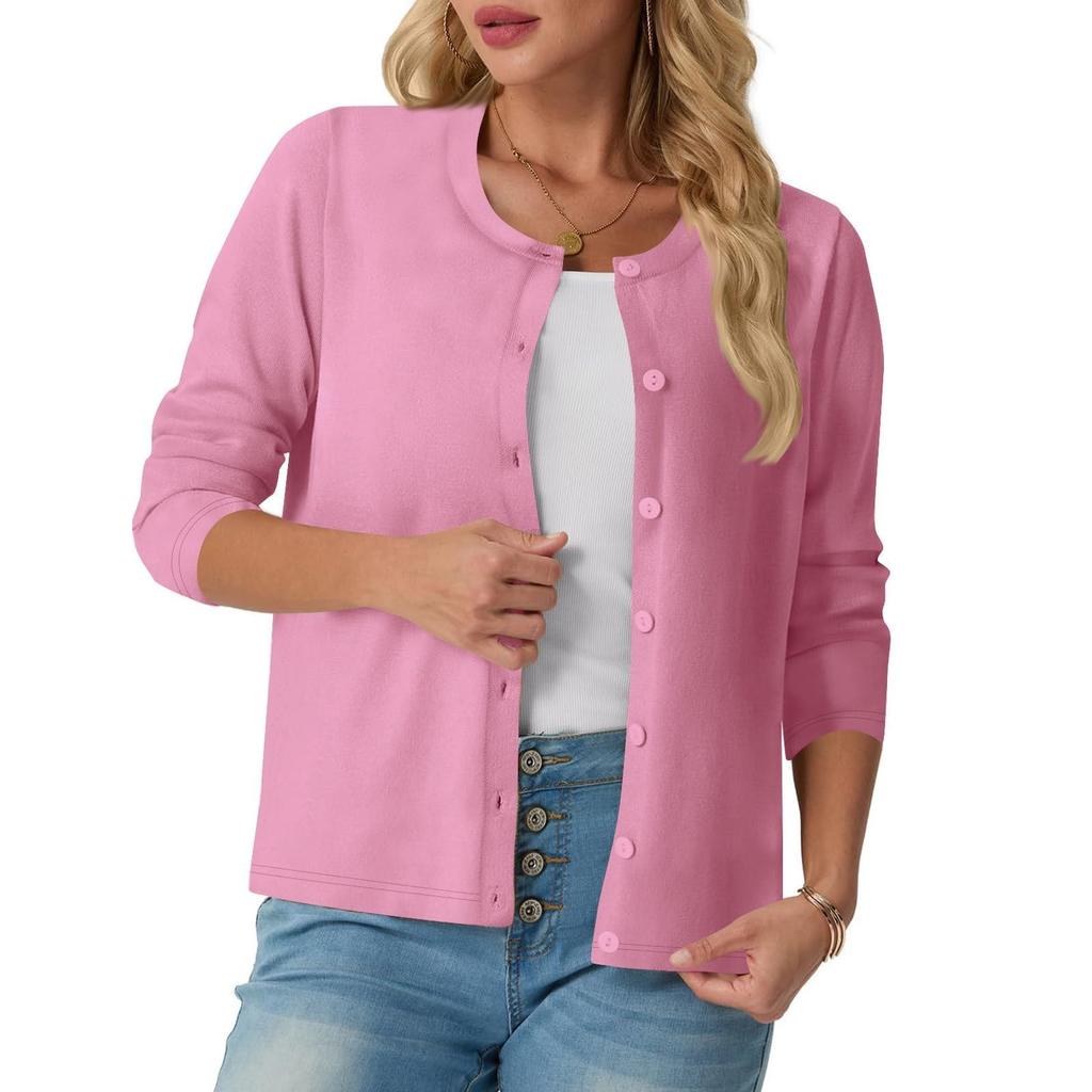 Women's Fashion Casual Comfortable Long Sleeve Cardigan Jacket