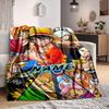 Custom 1pc One Piece Adventure Blanket, Soft And Comfortable Blanket, Casual Warm, Camping Travel Blanket, Birthday Gift Q91351