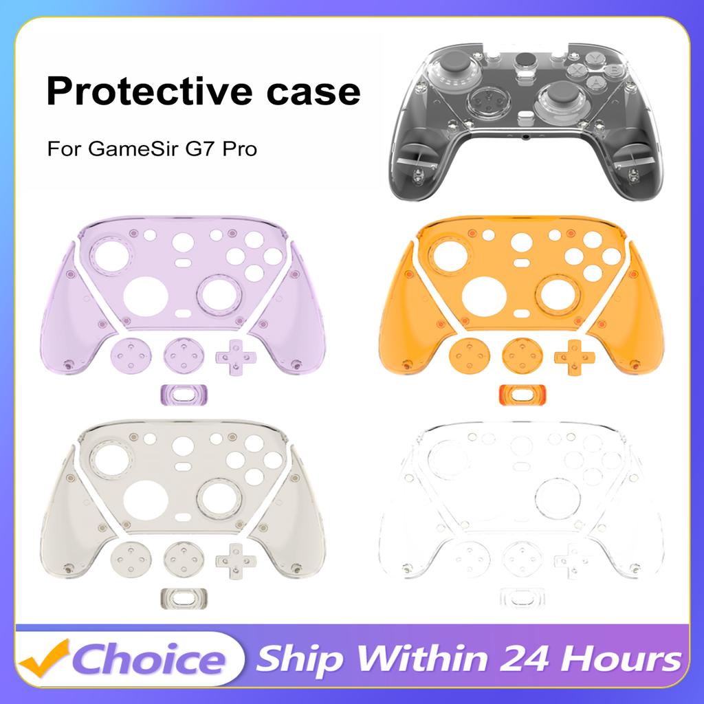 Clear Portable Protective Sleeve Game Console Accessories Shockproof Protective Cover Compatible for Gamesir G7 Pro Controller