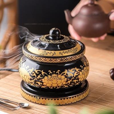 Lotus Electronic Aroma Diffuser Timed Temperature-adjustable Agarwood Electronic Ceramic Energy-saving Safety Incense Burner