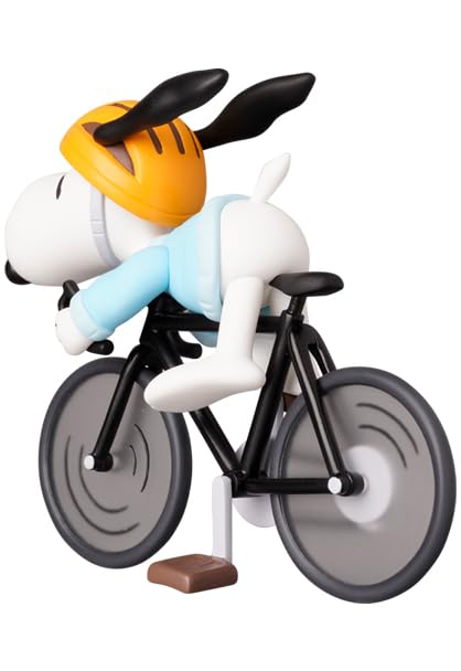 UDF Ultra Detail Figure 691 PEANUTS Series 14 BICYCLE RIDER SNOOPY Bicycle Rider Snoopy Approximately 88mm tall Painted and Assembled Figure No. - - -