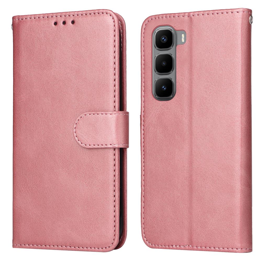 For Infinix Hot 60 Pro+ 4G Case Wallet PU Leather Folio Flip Phone Cover