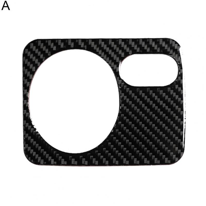 1PCS Car Headlight Switch Control Frame Carbon Fiber Sticker Suitable Left for VW Golf 6 R MK6 Scirocco 09-16