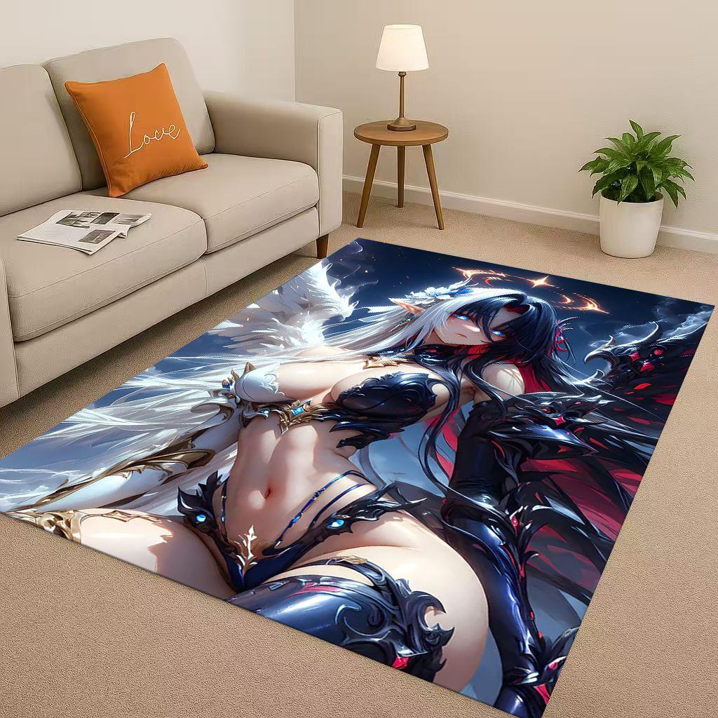 27 Style Sexy Bikini Girls Cartoon Anime Characters Living Room Non Slip Area Rug Carpet for Bedroom Playroom Sofa,Doormat Gift