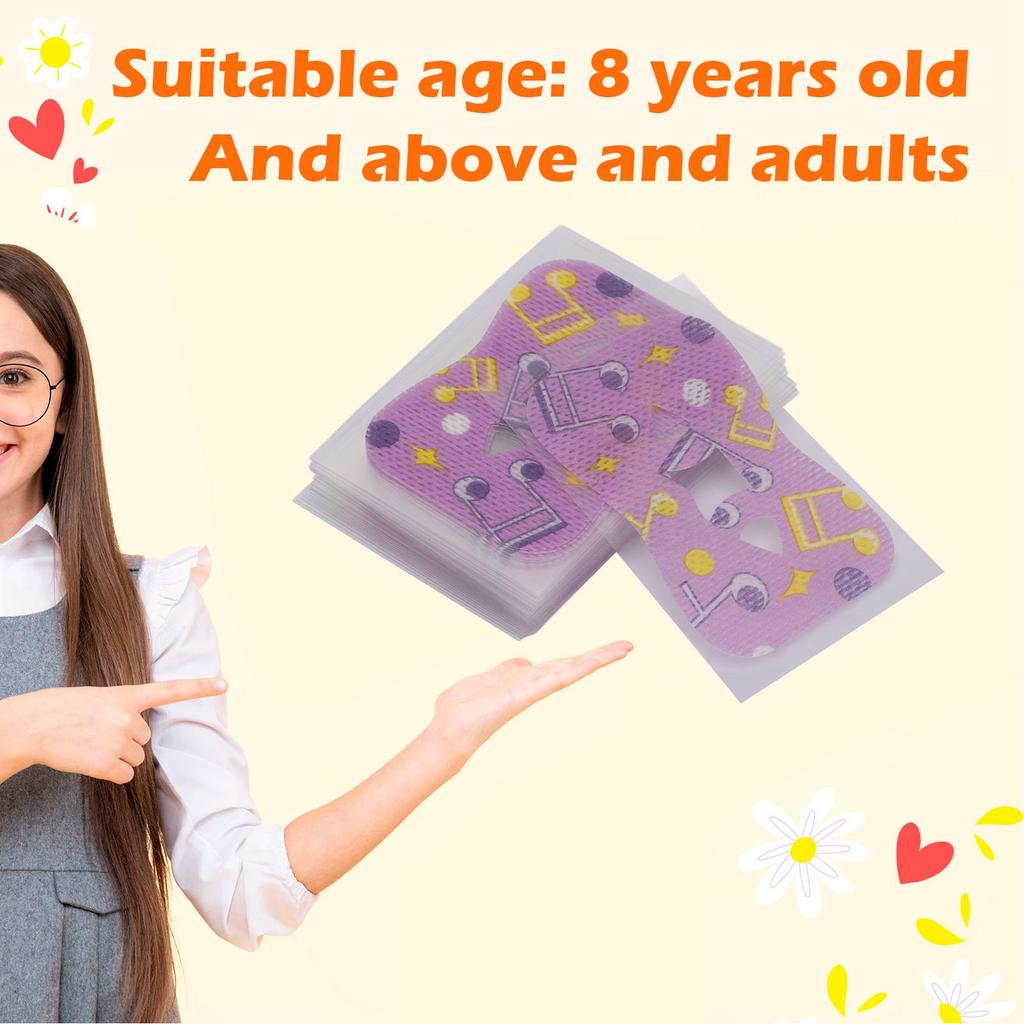 30Pcs Sleep Mouth Strips Reduce Snoring Mouth Tape for Better Nose Breathing and Sleep Kids Adults 2 Stage