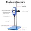 Overhead Stirrer 220V 50-2000 RPM Digital Display Cantilever Mixer Laboratory Stirrer Powerful Electric Lab Mixer