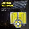 5000LM Solar Light Outdoor 3 Working Mode Motion Sensor Solar Remote Control LED Garden Wall Lamp Outdoor Light IP65 Waterproof